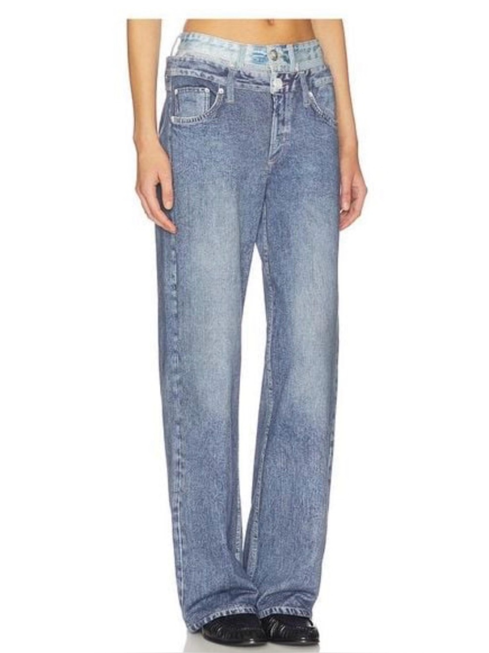 rag & bone Women's Straight-Leg Jeans in Dark Indigo Wash